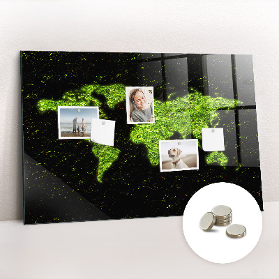 Decorative magnetic board Map of Saint