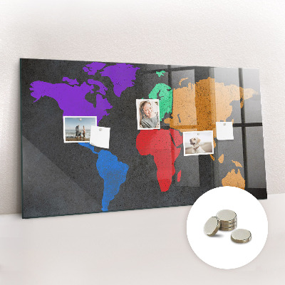 Decorative magnetic board Map of Saint