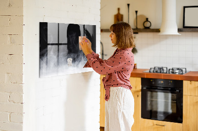 Magnetic wall board Smoke