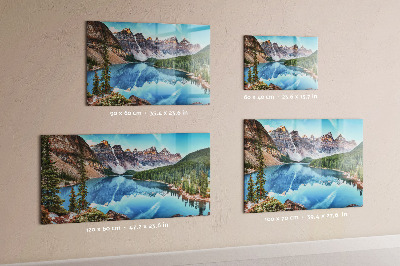 Magnetic memo board Mountain landscape