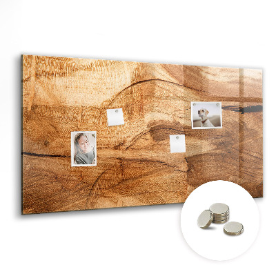 Magnetic photo board Wood texture