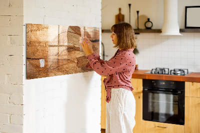 Magnetic photo board Wood texture