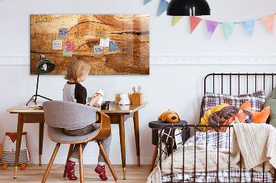 Magnetic photo board Wood texture