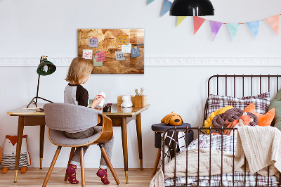 Magnetic photo board Wood texture