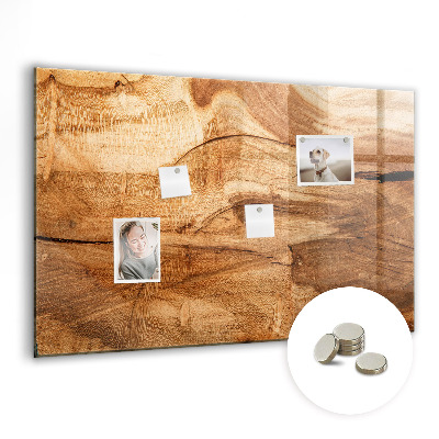 Magnetic photo board Wood texture