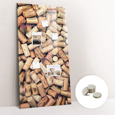 Magnetic board for wall Wine traffic jams