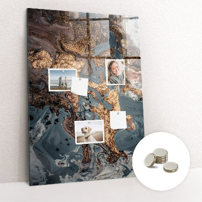 Decorative magnetic board Marble