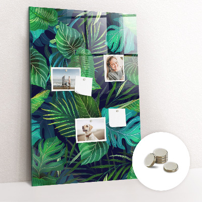 Magnetic board Exotic large leaves