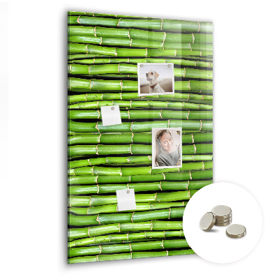 Magnetic board Bamboo wall