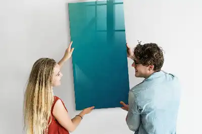 Magnetic dry erase board geometric abstraction design