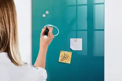Magnetic dry erase board geometric abstraction design