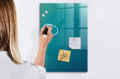 Magnetic dry erase board geometric abstraction design
