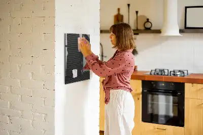 Magnetic dry erase board dark pattern
