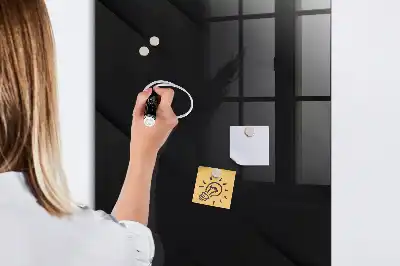 Magnetic dry erase board in solid color canvas