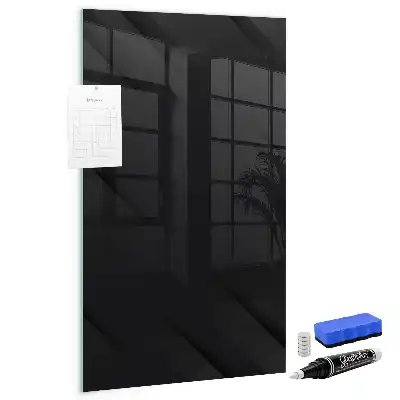 Magnetic dry erase board in solid color canvas
