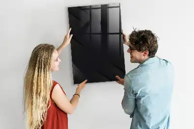 Magnetic dry erase board in solid color canvas
