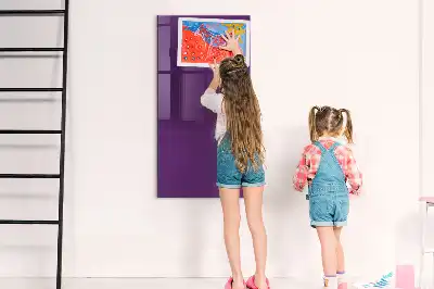 Magnetic dry erase board purple