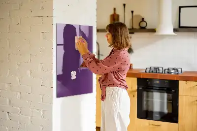 Magnetic dry erase board purple