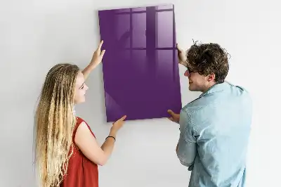 Magnetic dry erase board purple