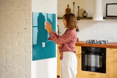 Magnetic dry erase board navy blue
