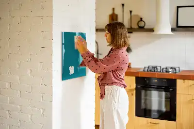 Magnetic dry erase board navy blue