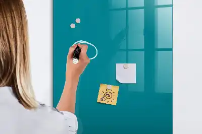 Magnetic dry erase board navy blue