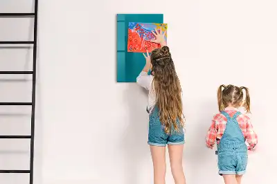 Magnetic dry erase board navy blue