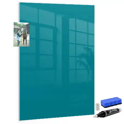 Magnetic dry erase board navy blue