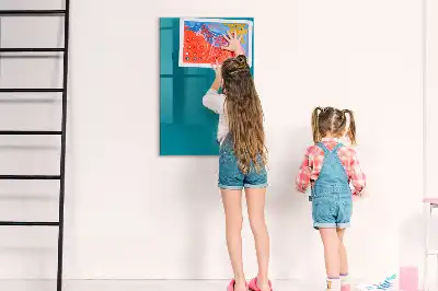 Magnetic dry erase board navy blue