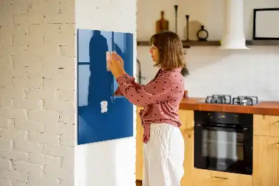 Magnetic dry erase board blue