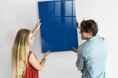 Magnetic dry erase board blue