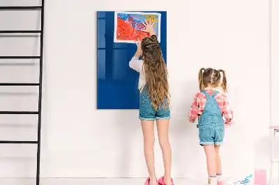 Magnetic dry erase board blue