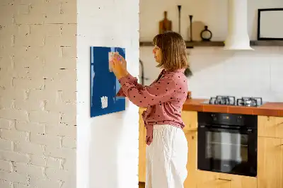 Magnetic dry erase board blue