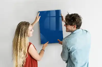 Magnetic dry erase board blue