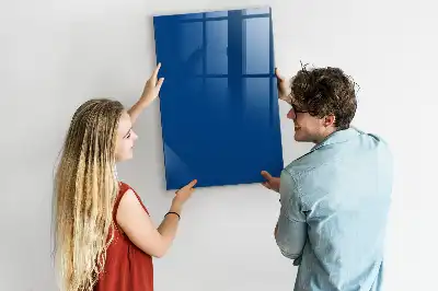 Magnetic dry erase board blue