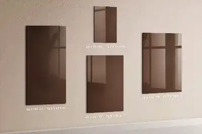 Magnetic dry erase board brown