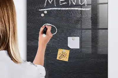 Magnetic dry erase board menu board