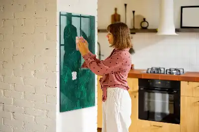 Magnetic dry erase board emerald block