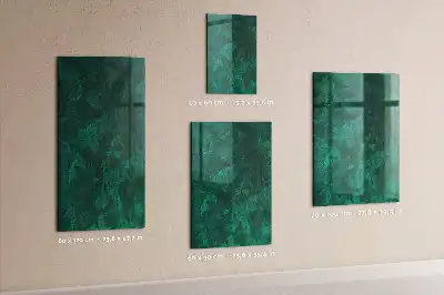 Magnetic dry erase board emerald block
