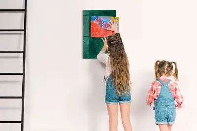 Magnetic dry erase board emerald block