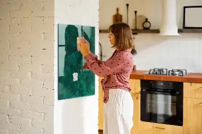 Magnetic dry erase board emerald block
