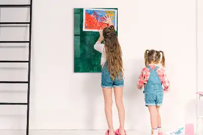 Magnetic dry erase board emerald block