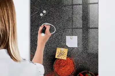 Magnetic dry erase board ground paprika