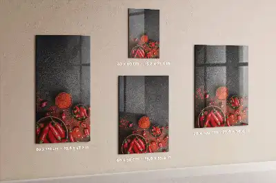 Magnetic dry erase board ground paprika