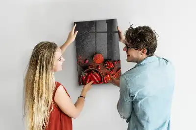 Magnetic dry erase board ground paprika