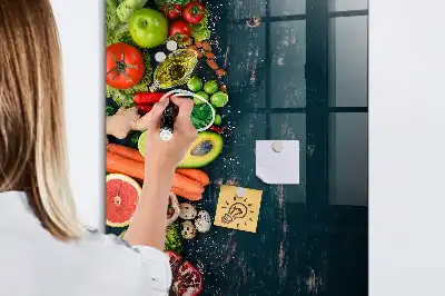 Magnetic dry erase board vegan table version
