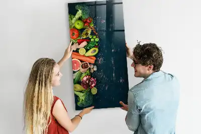 Magnetic dry erase board vegan table version
