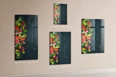 Magnetic dry erase board vegan table version