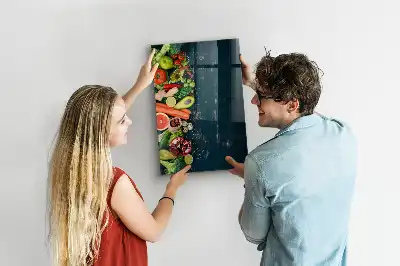 Magnetic dry erase board vegan table version