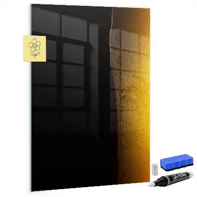 Magnetic dry erase board dark beer